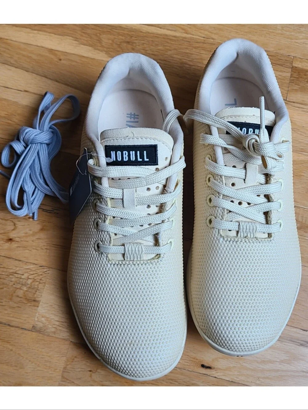 🆕️ NOBULL Outwork Trainer Sneakers Vanilla Women's 10 Men's 8.5 CrossFit Gym
